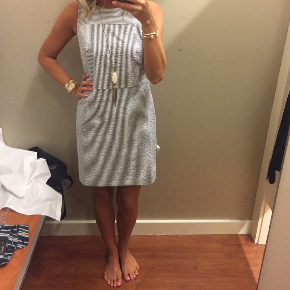 Banana Republic Striped Midi Dress - 0
